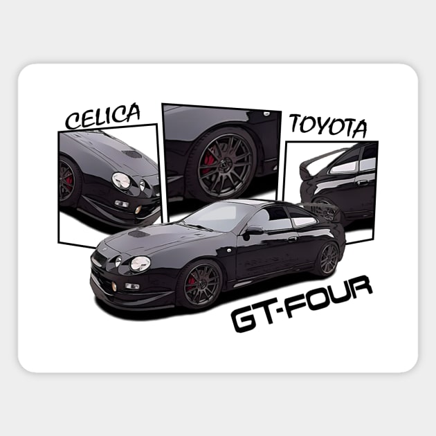 Toyota Celica GT Four, JDM Car Magnet by T-JD